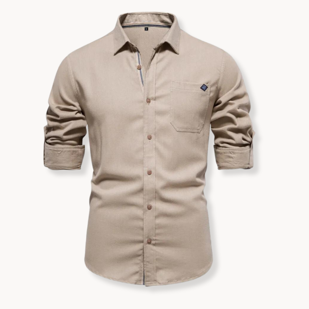 Blusa - Mistura Respirável com Fecho Frontal