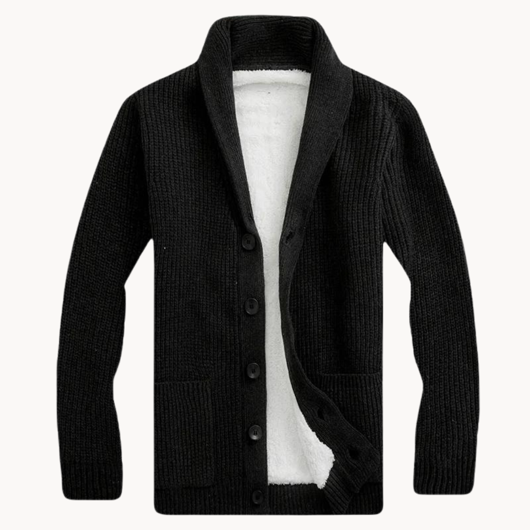 Francisco | Confortable Mistura Fleece Cardigan with Cozy Collar