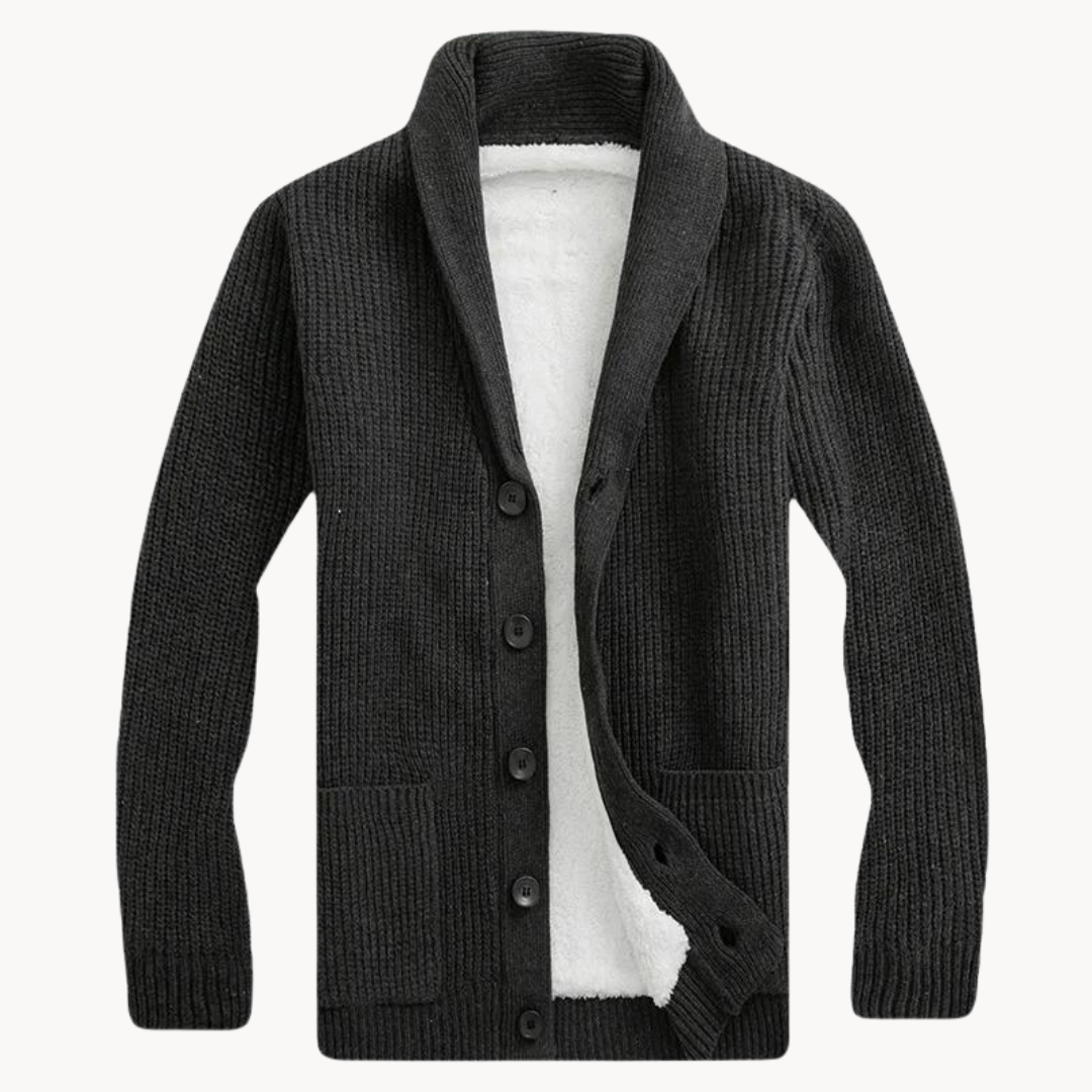 Francisco | Confortable Mistura Fleece Cardigan with Cozy Collar