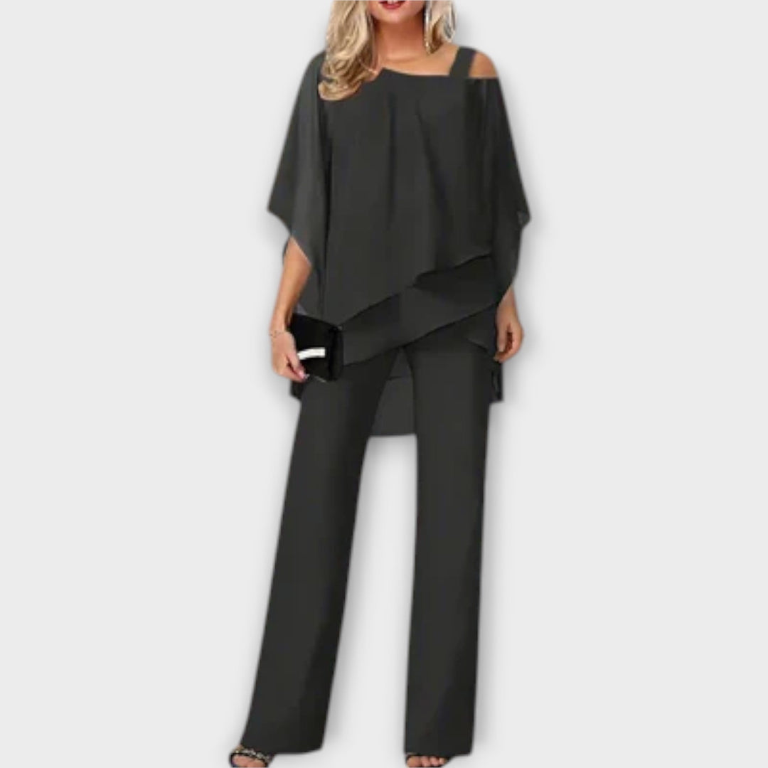 Conjunto de Chiffon para a Noite