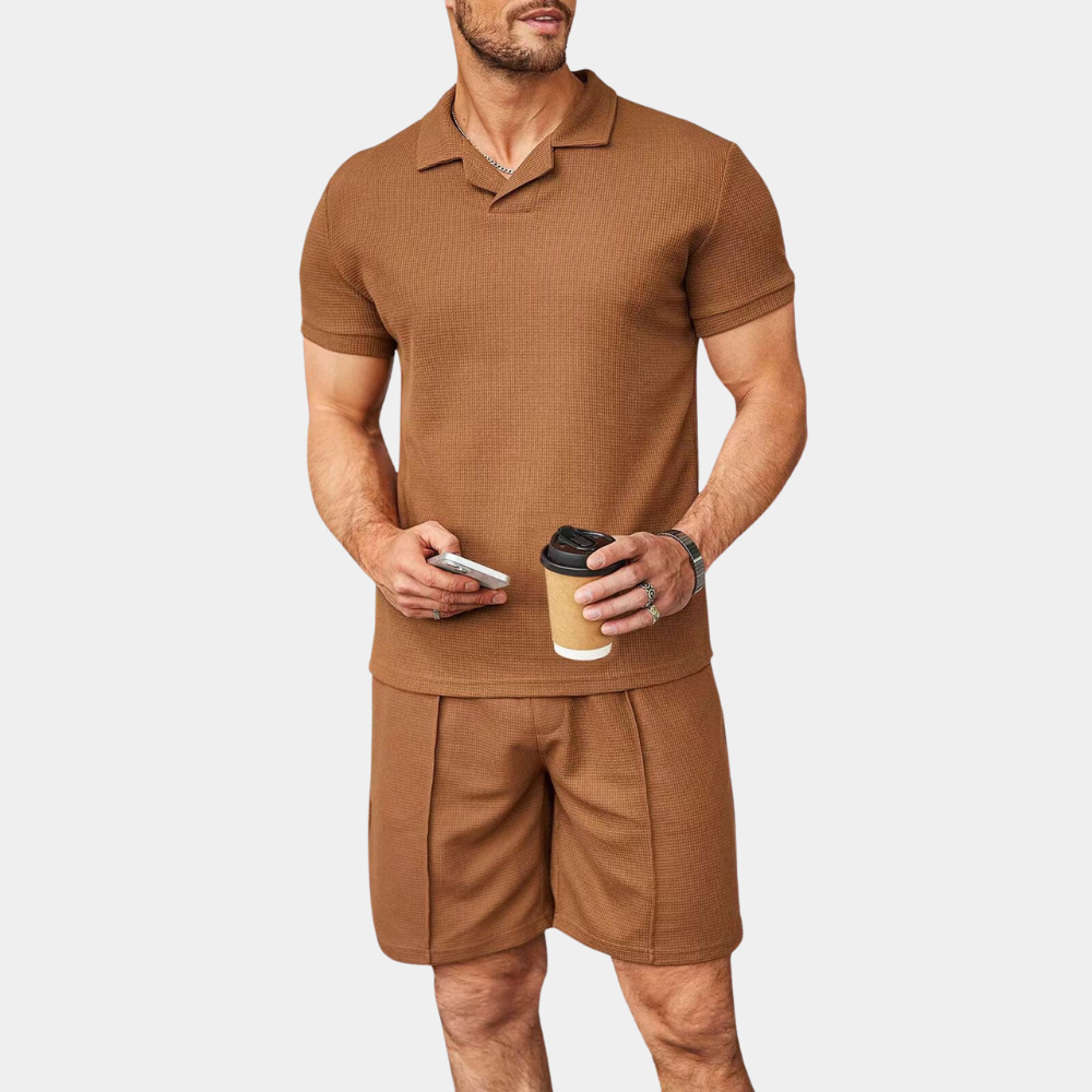 Conjunto Co-ord - Corte Confortável com Tecido Suave e Respirável para Movimentação Livre