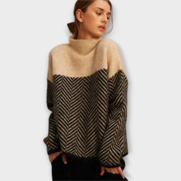 Maeve - Sweater de Gola Alta Macio
