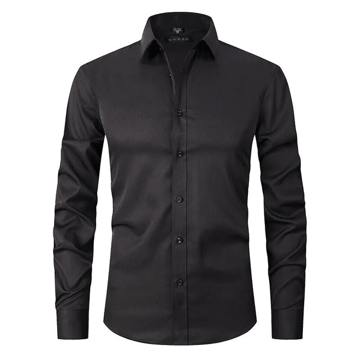 Camisa de Vestir Slim Fit com Frente Botonada para Ajuste Perfeito