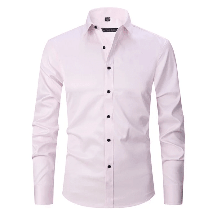 Camisa de Vestir Slim Fit com Frente Botonada para Ajuste Perfeito