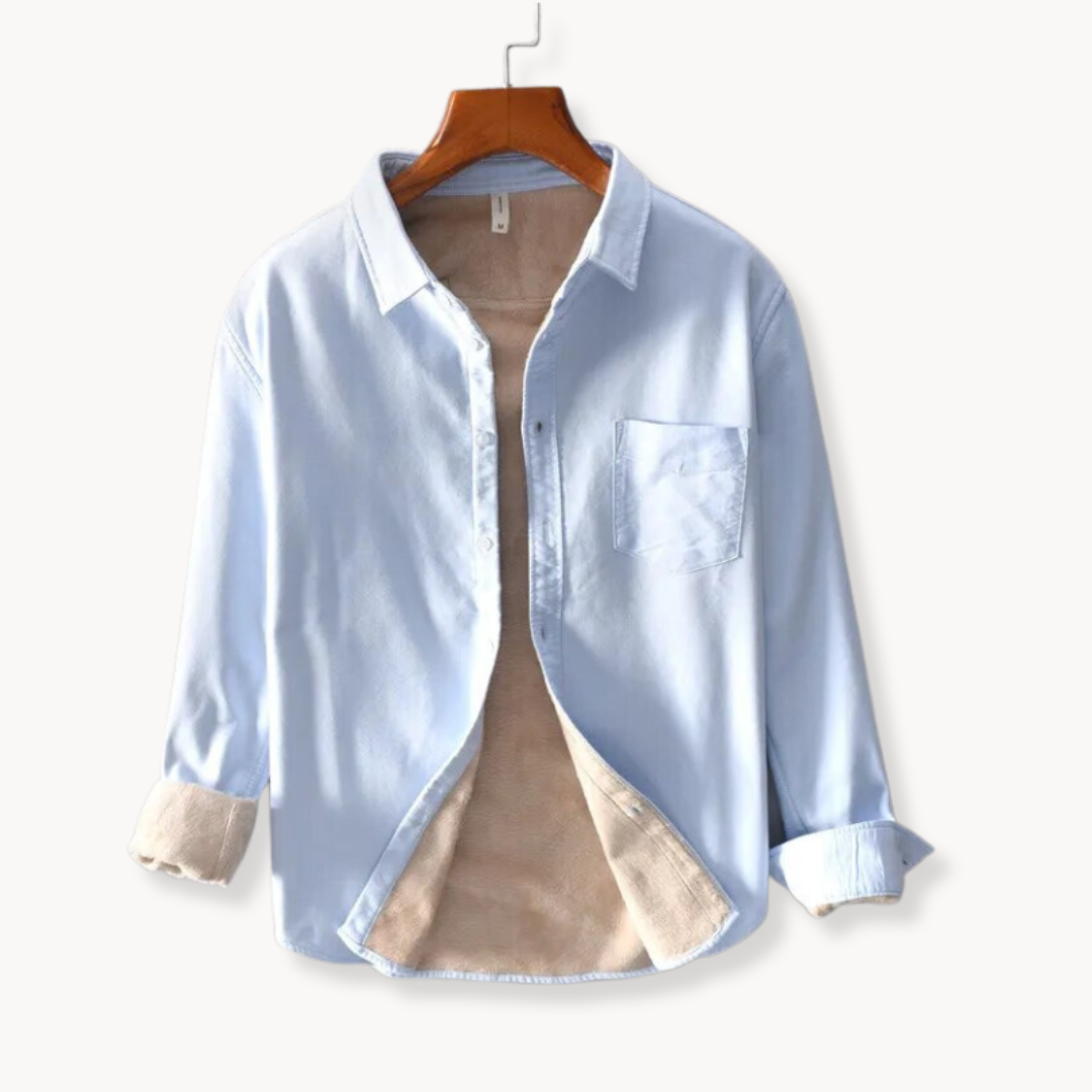 Camisa de Flanela – Tecido Confortável com Botões Frontais