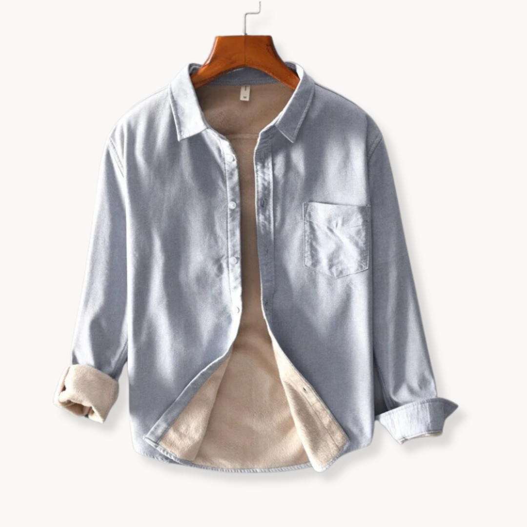 Camisa de Flanela – Tecido Confortável com Botões Frontais