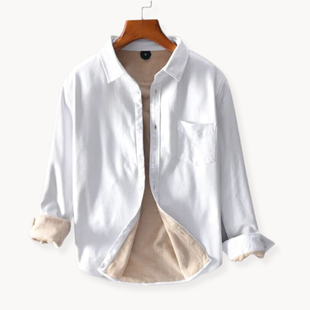 Camisa de Flanela – Tecido Confortável com Botões Frontais