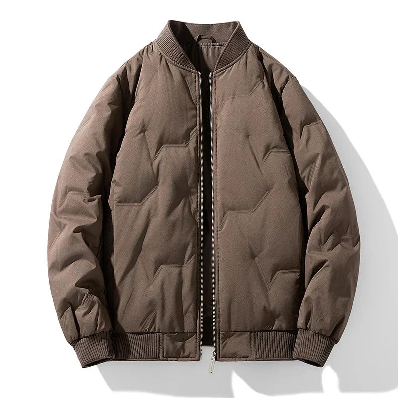 Casaco Leve com Mistura de Penas e Acolchoado Térmico