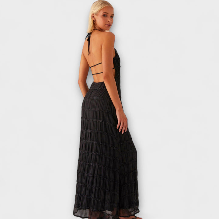 Adeline - Vestido Longo com Alças Halter