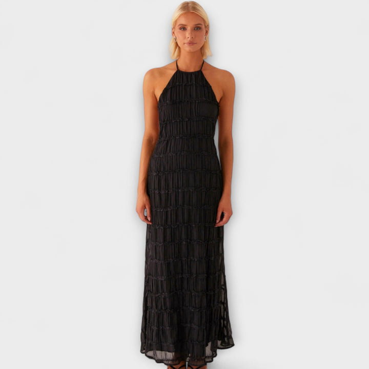 Adeline - Vestido Longo com Alças Halter