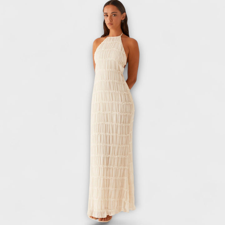 Adeline - Vestido Longo com Alças Halter