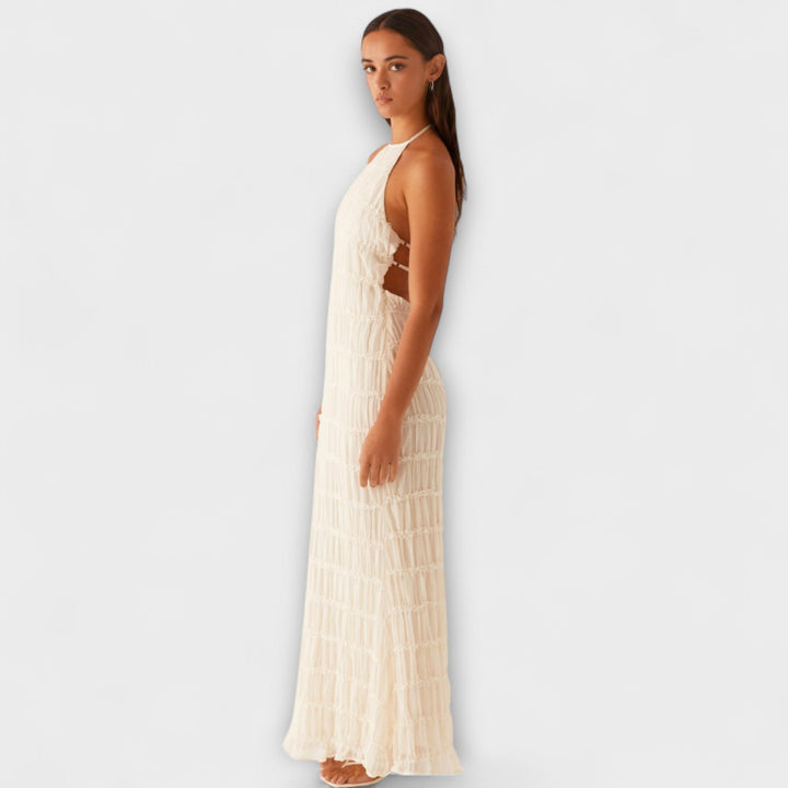Adeline - Vestido Longo com Alças Halter