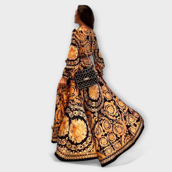 Vestido Envelope - Vestido Boho para Mulheres com Fenda