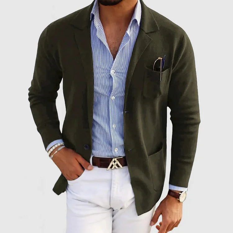 Blazer de Malha - Tecido Suave com Estrutura Flexível