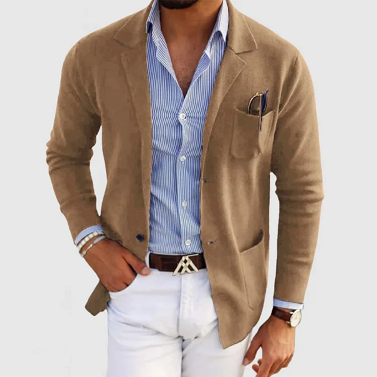 Blazer de Malha - Tecido Suave com Estrutura Flexível