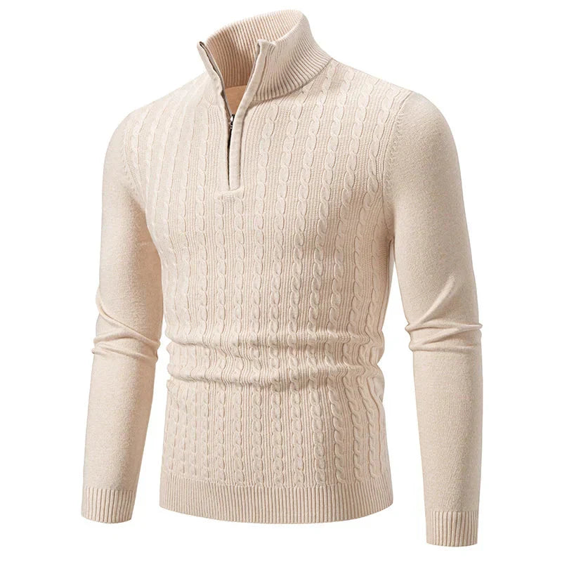 Constantino | Textured Mixed Knit Sweater