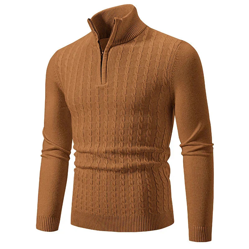 Constantino | Textured Mixed Knit Sweater