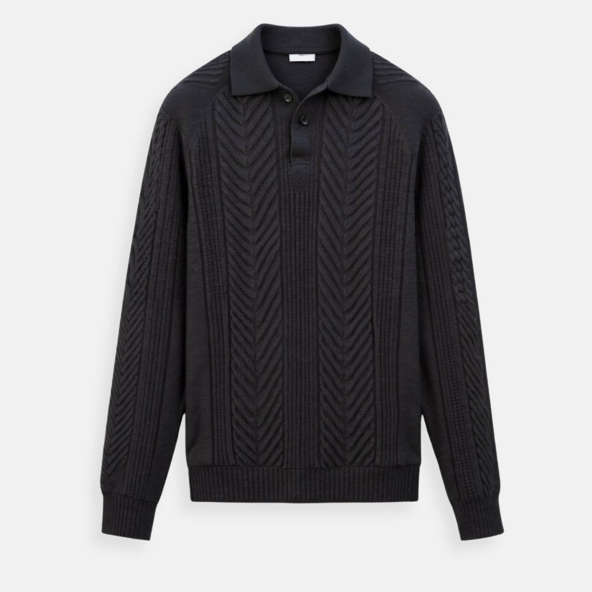 Suéter de Malha Híbrida - Silhueta Confortável e Flexível