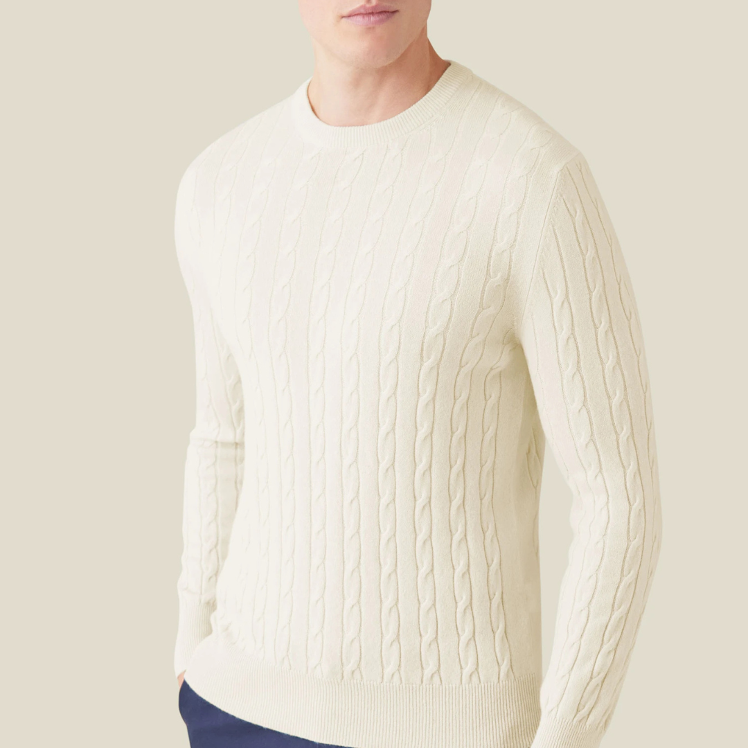 Pedro | Confortable Corded Knit Sweater
