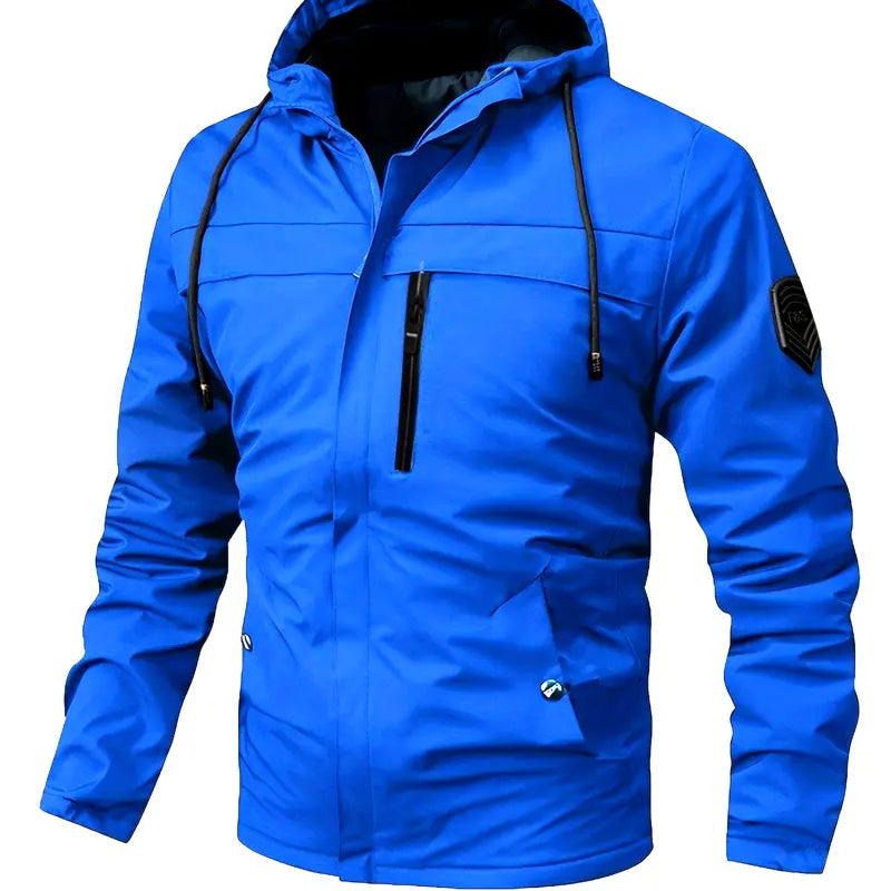 Casaco Slim Leve com Capuz e Impermeável