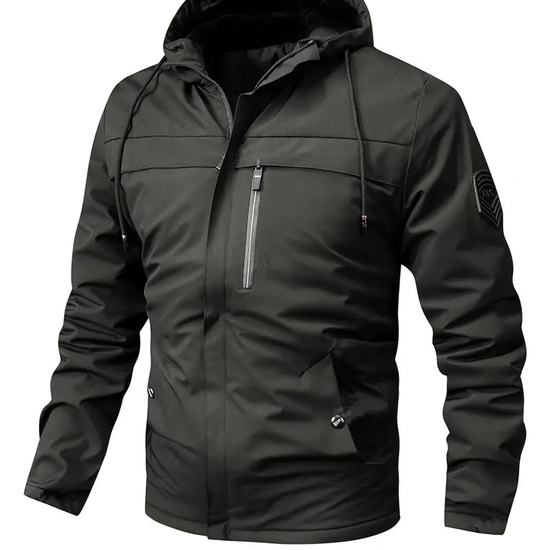 Casaco Slim Leve com Capuz e Impermeável