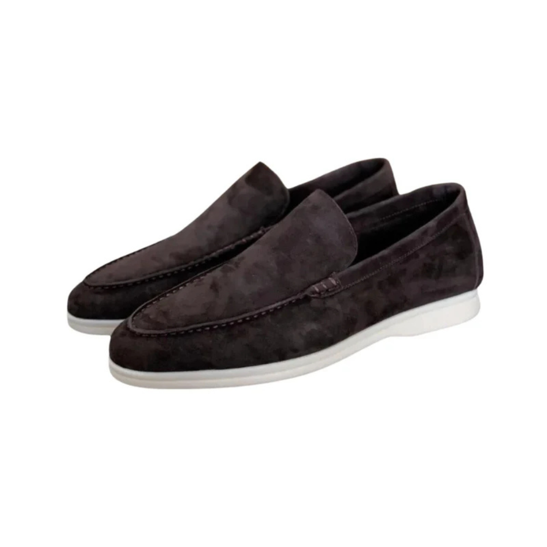 Slip-On Mocassins com Sola Acolchoada para Suporte