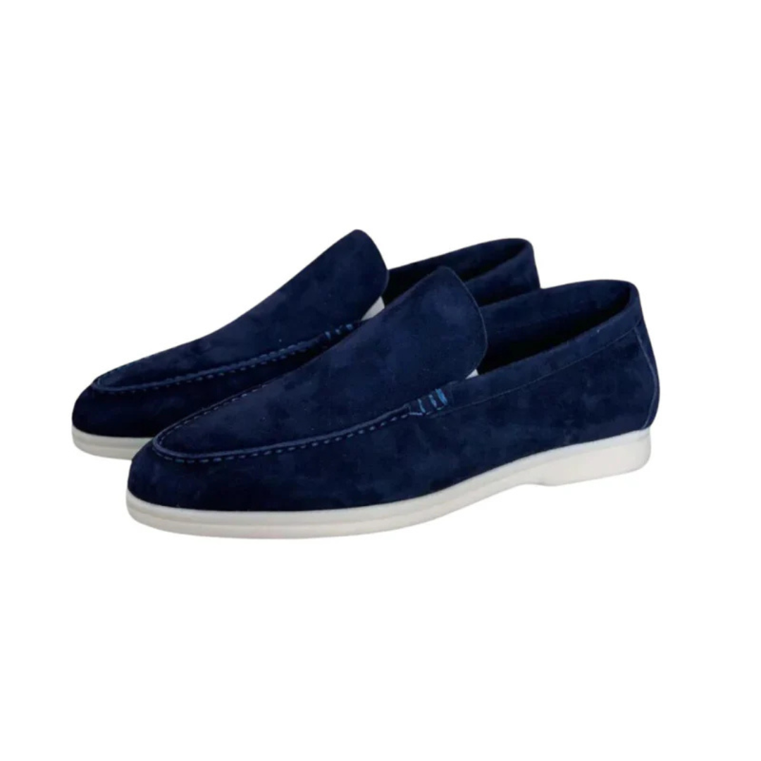 Slip-On Mocassins com Sola Acolchoada para Suporte