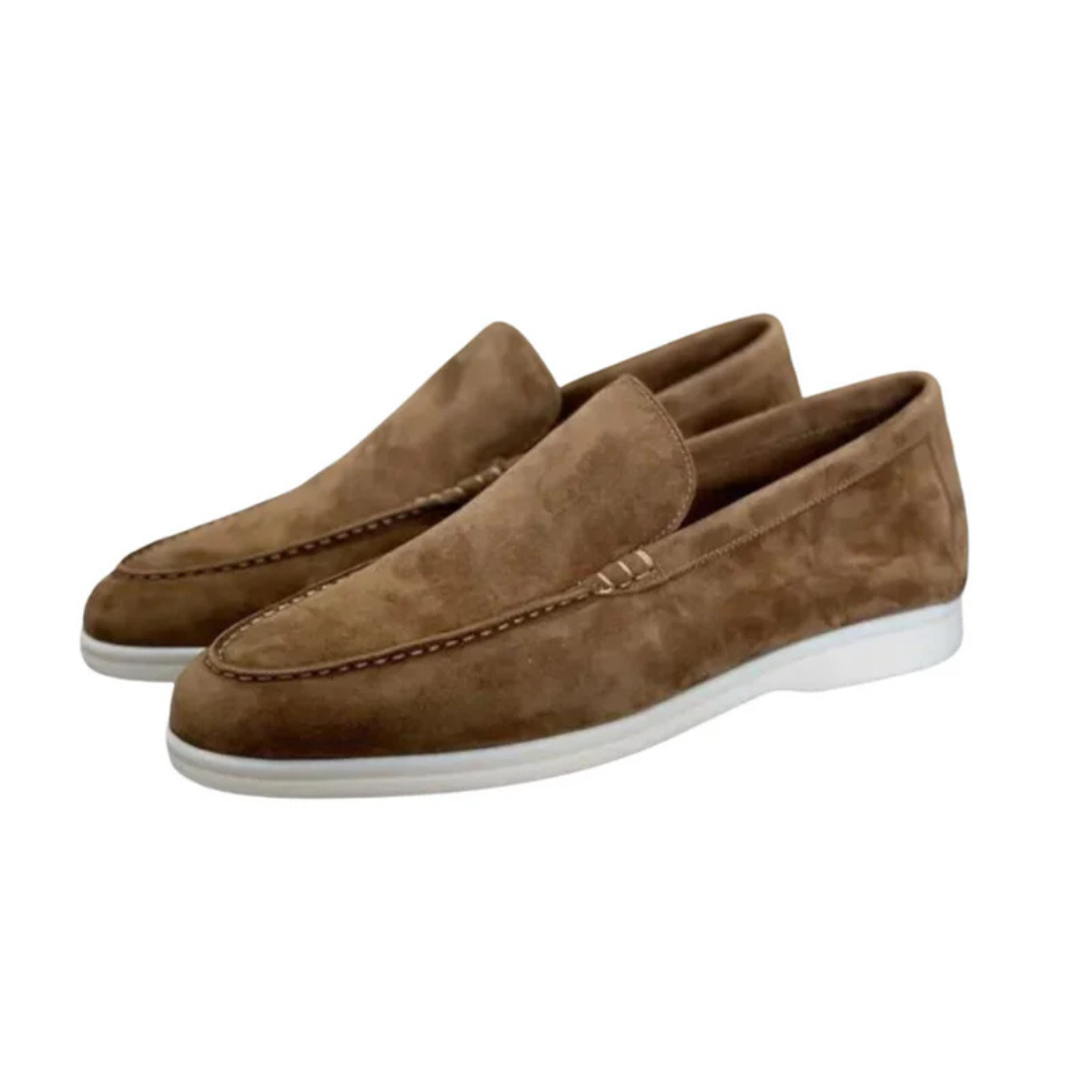 Slip-On Mocassins com Sola Acolchoada para Suporte