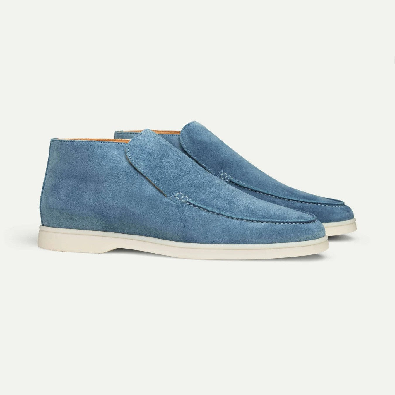 Slip-On Moccasins with Soft Blend and Cushioned Traction Sole