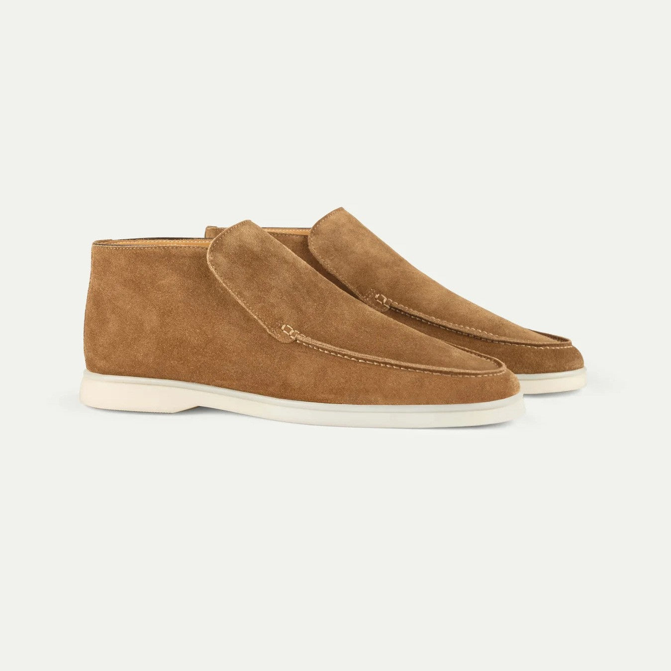 Slip-On Moccasins with Soft Blend and Cushioned Traction Sole