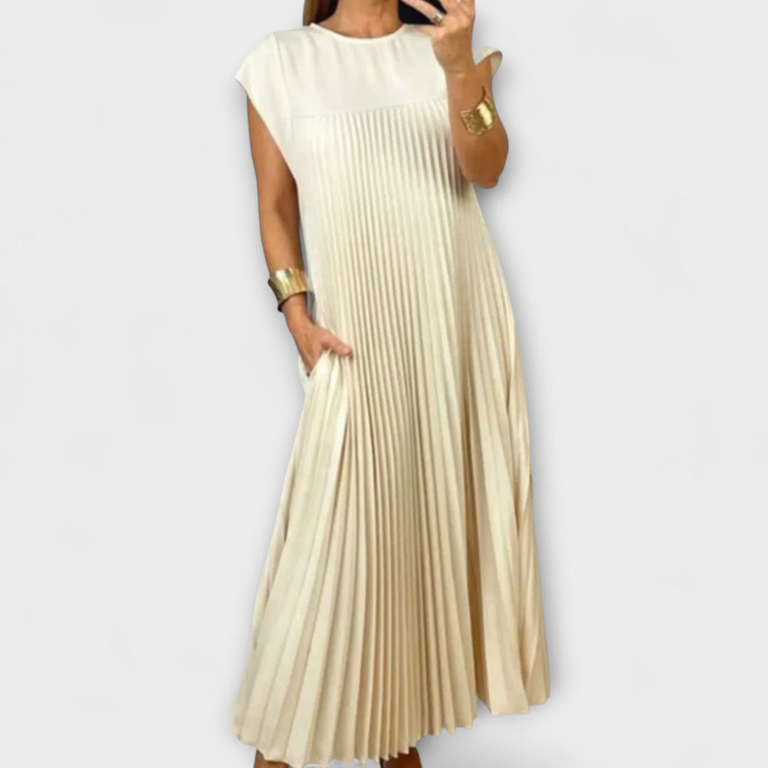 Zairelle – Elegante Vestido Plissado