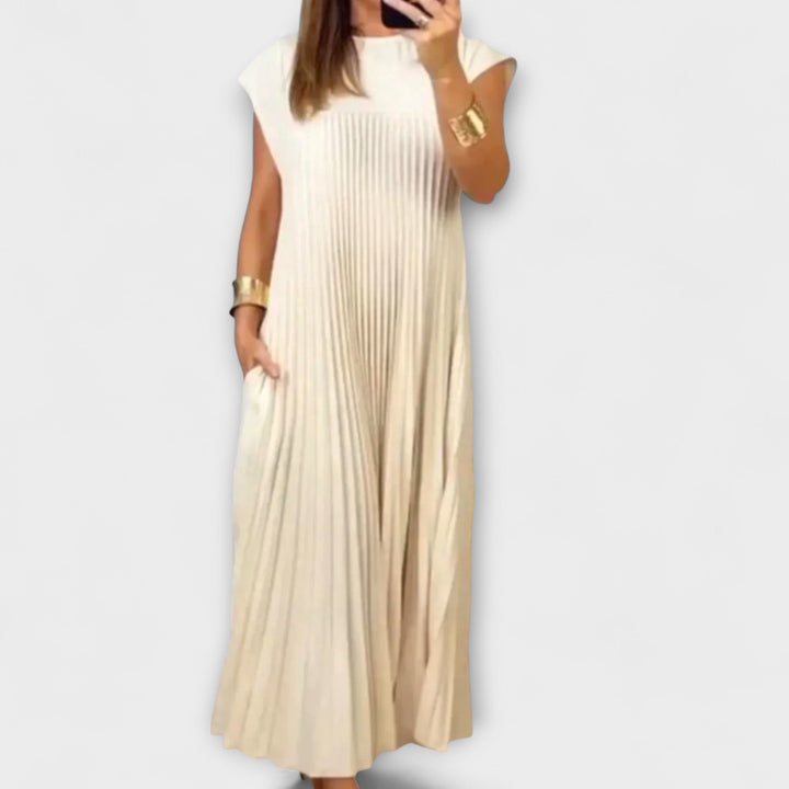 Zairelle – Elegante Vestido Plissado