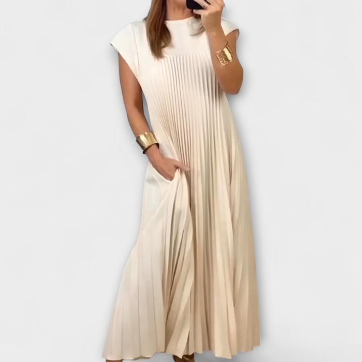Zairelle – Elegante Vestido Plissado