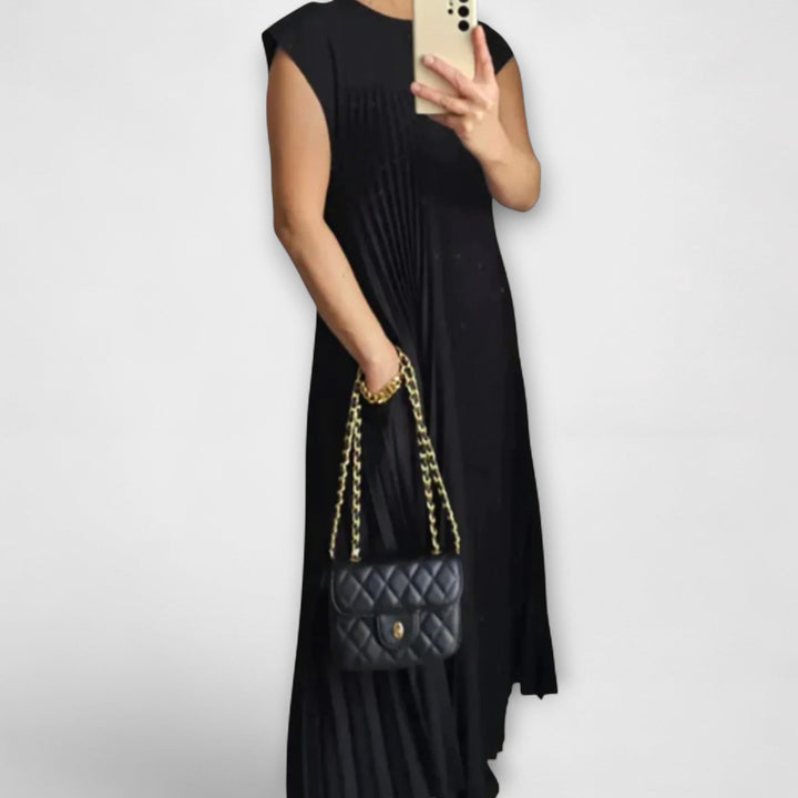 Zairelle – Elegante Vestido Plissado