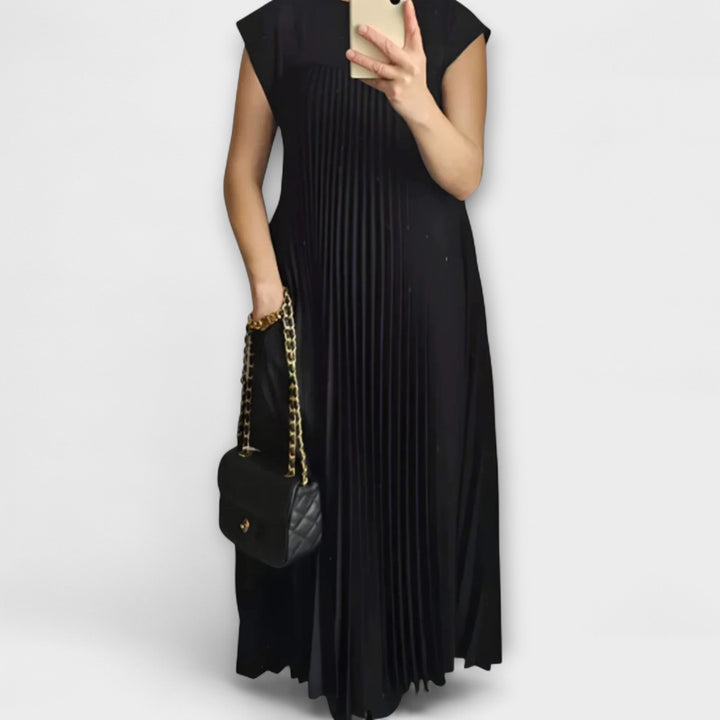 Zairelle – Elegante Vestido Plissado