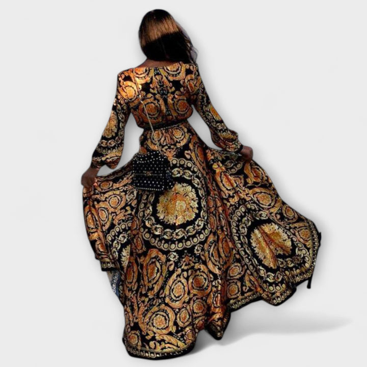 Vestido Envelope - Vestido Boho para Mulheres com Fenda