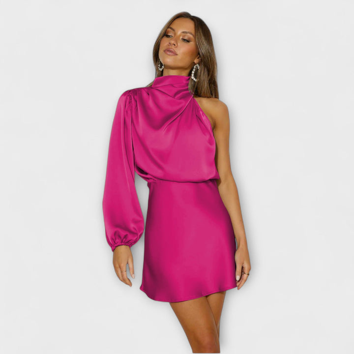 Mara - Mini-Vestido com Drapo