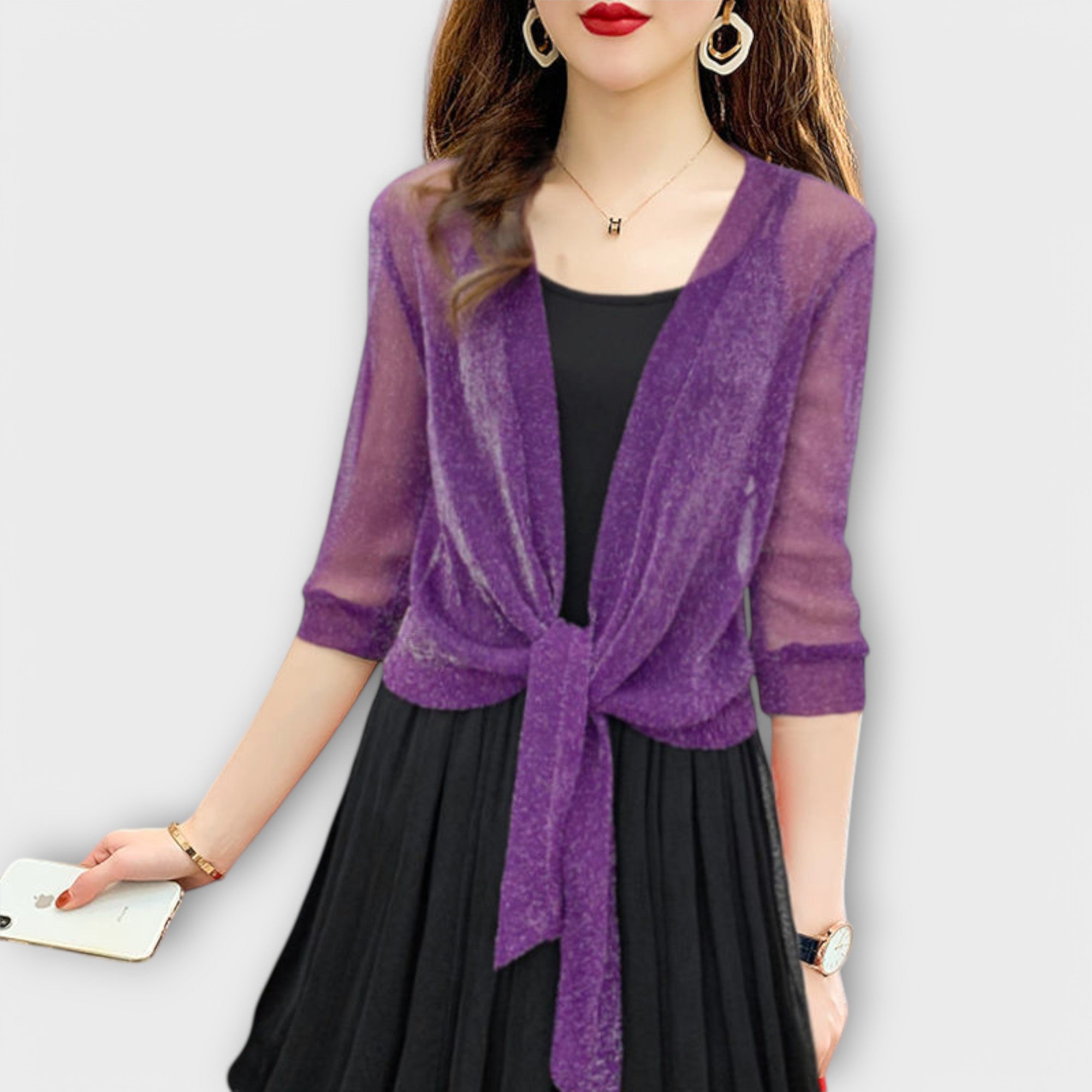 Olivia - Blusa com frente aberta