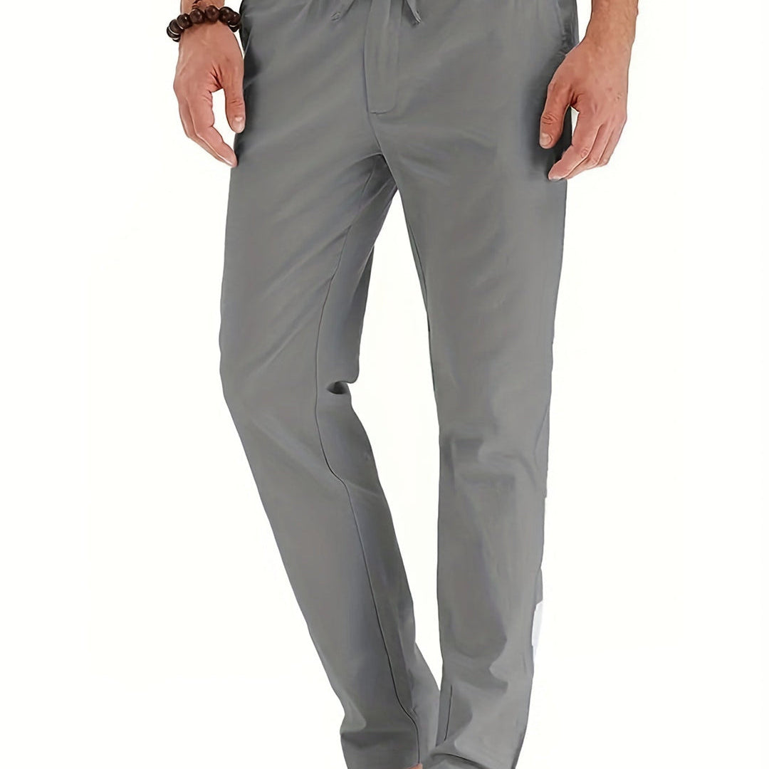 Calças Confortáveis – Tecido Respirável, Corte Solto e Liberdade de Movimento