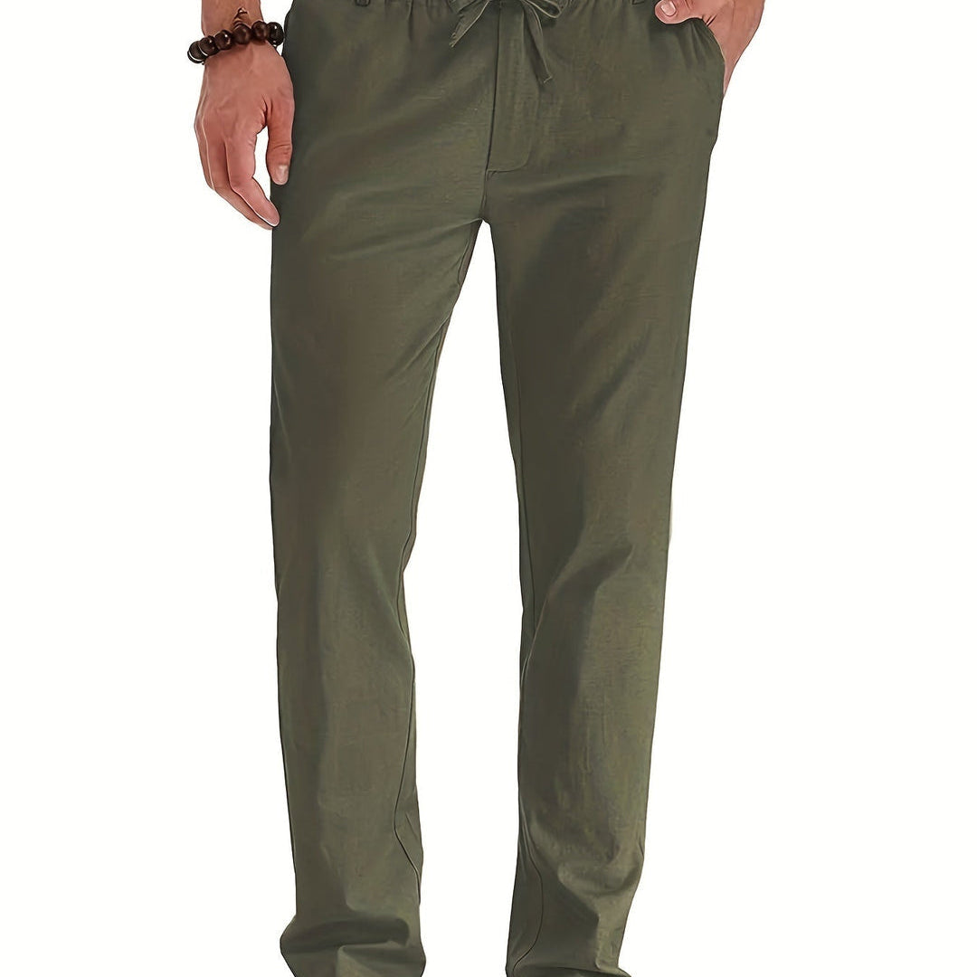 Calças Confortáveis – Tecido Respirável, Corte Solto e Liberdade de Movimento