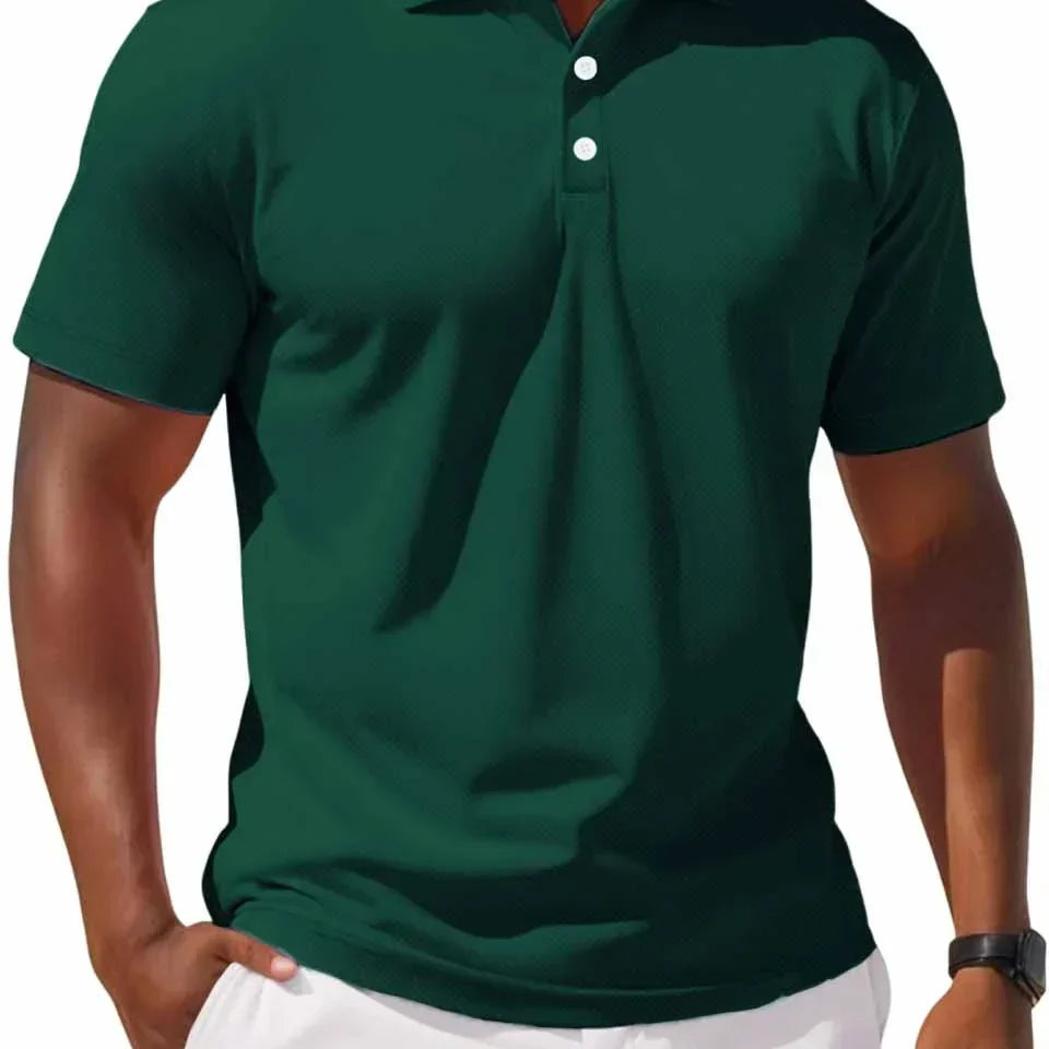 Camisola Polo – Corte Clássico em Tecido Respirável para Conforto Fresco