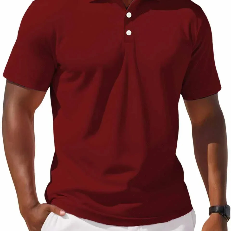 Camisola Polo – Corte Clássico em Tecido Respirável para Conforto Fresco