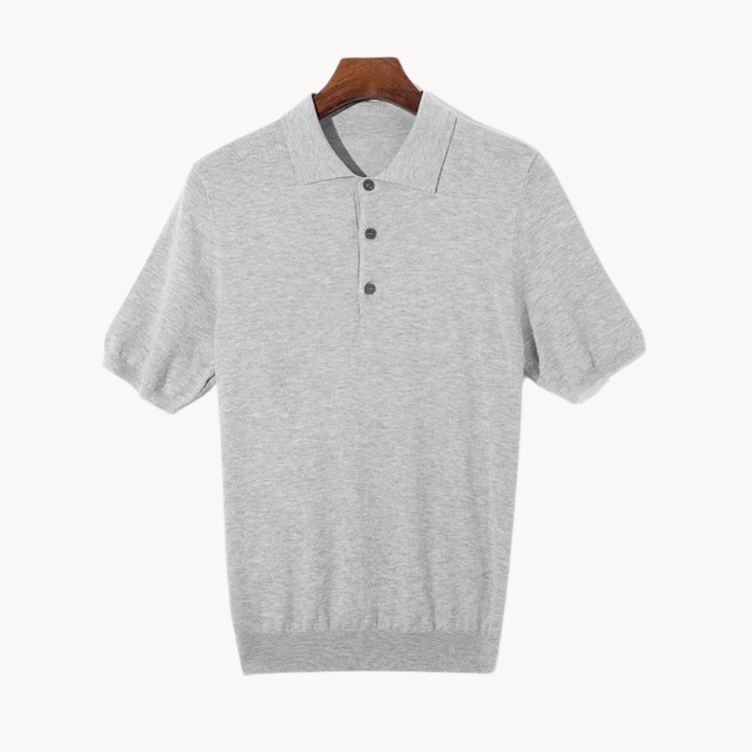 Polo Shirt - Blend of Natural Fibers for a Lightweight and Breathable Feel