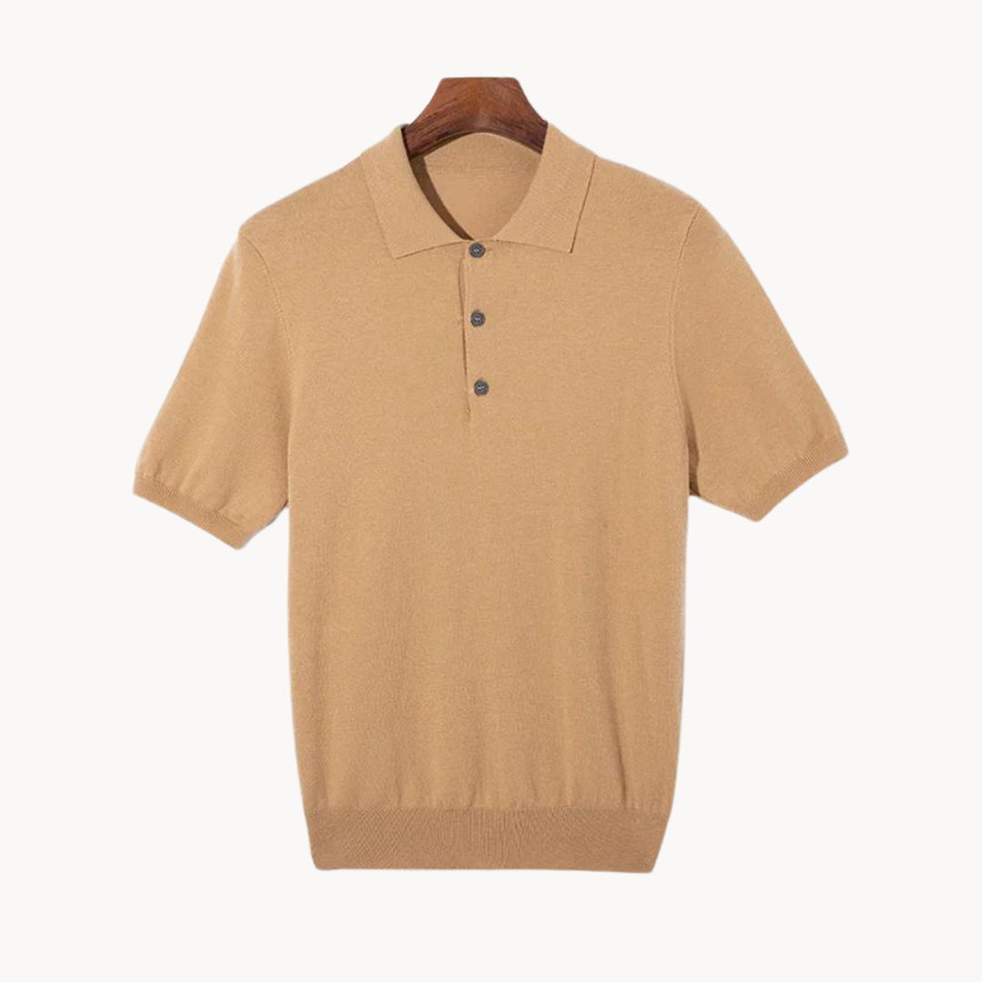 Polo Shirt - Blend of Natural Fibers for a Lightweight and Breathable Feel