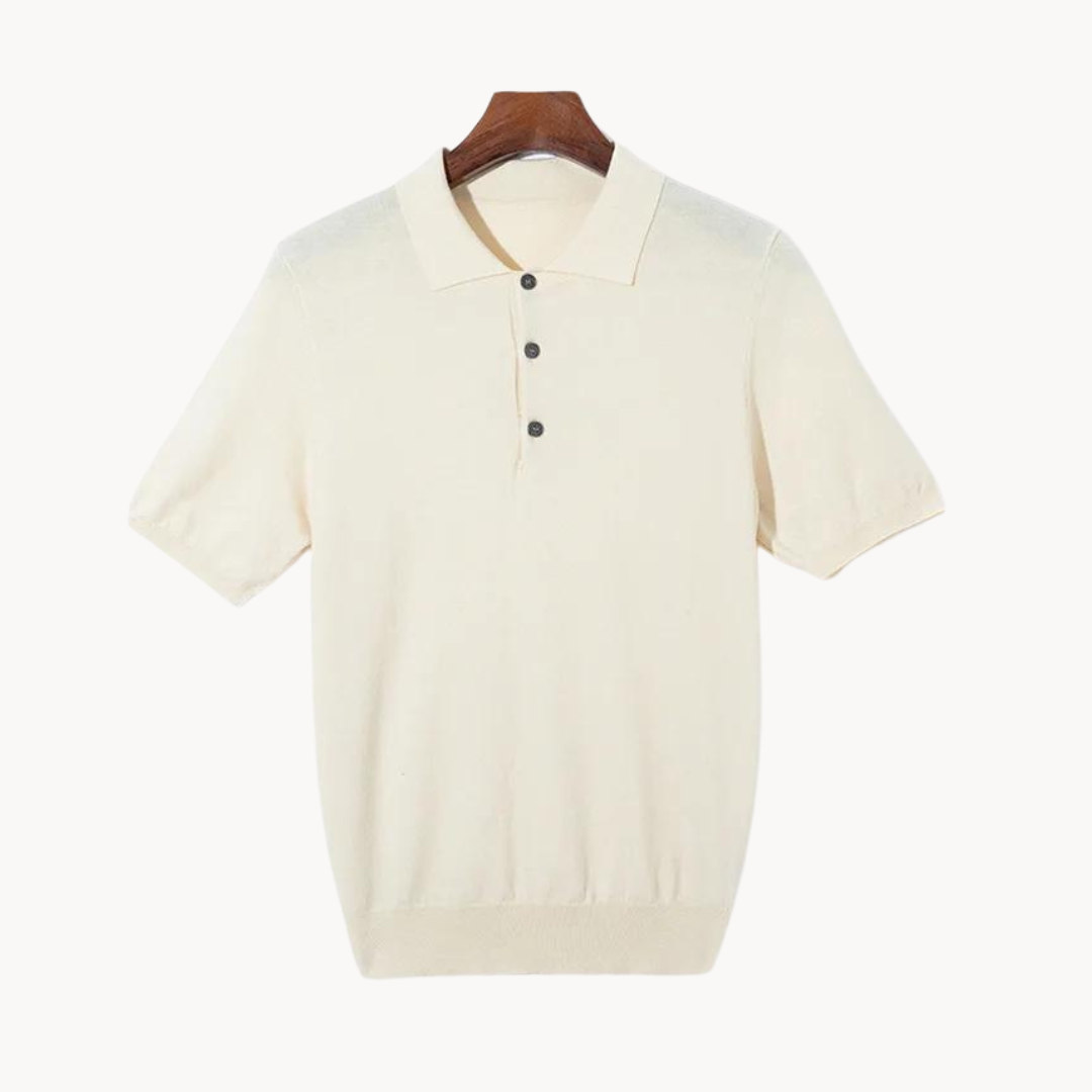 Polo Shirt - Blend of Natural Fibers for a Lightweight and Breathable Feel