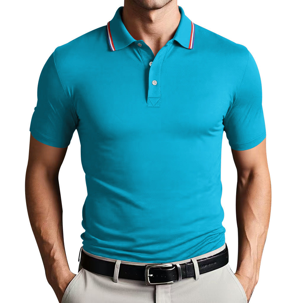 Polo Slim Fit em Poliéster com Ajuste Respirável