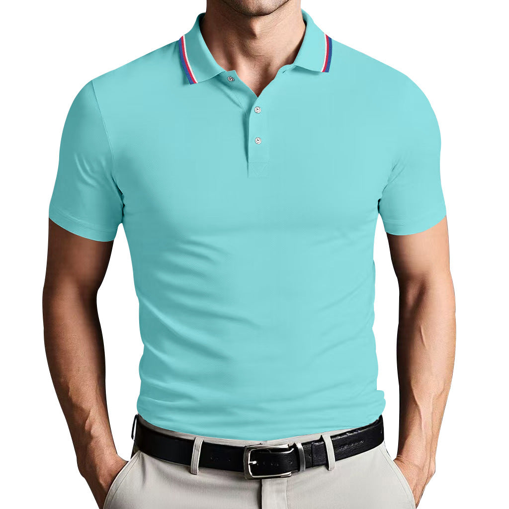 Polo Slim Fit em Poliéster com Ajuste Respirável