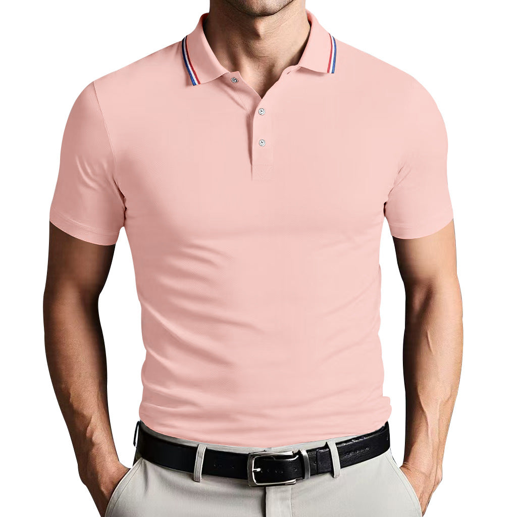 Polo Slim Fit em Poliéster com Ajuste Respirável