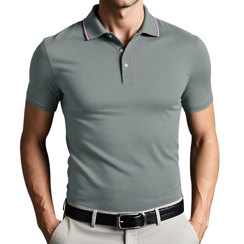 Polo Slim Fit em Poliéster com Ajuste Respirável