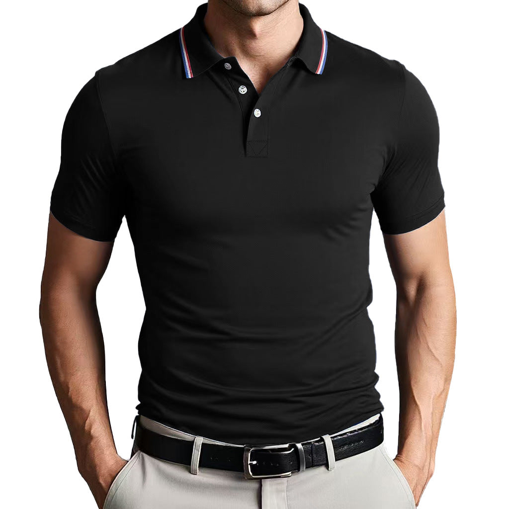 Polo Slim Fit em Poliéster com Ajuste Respirável